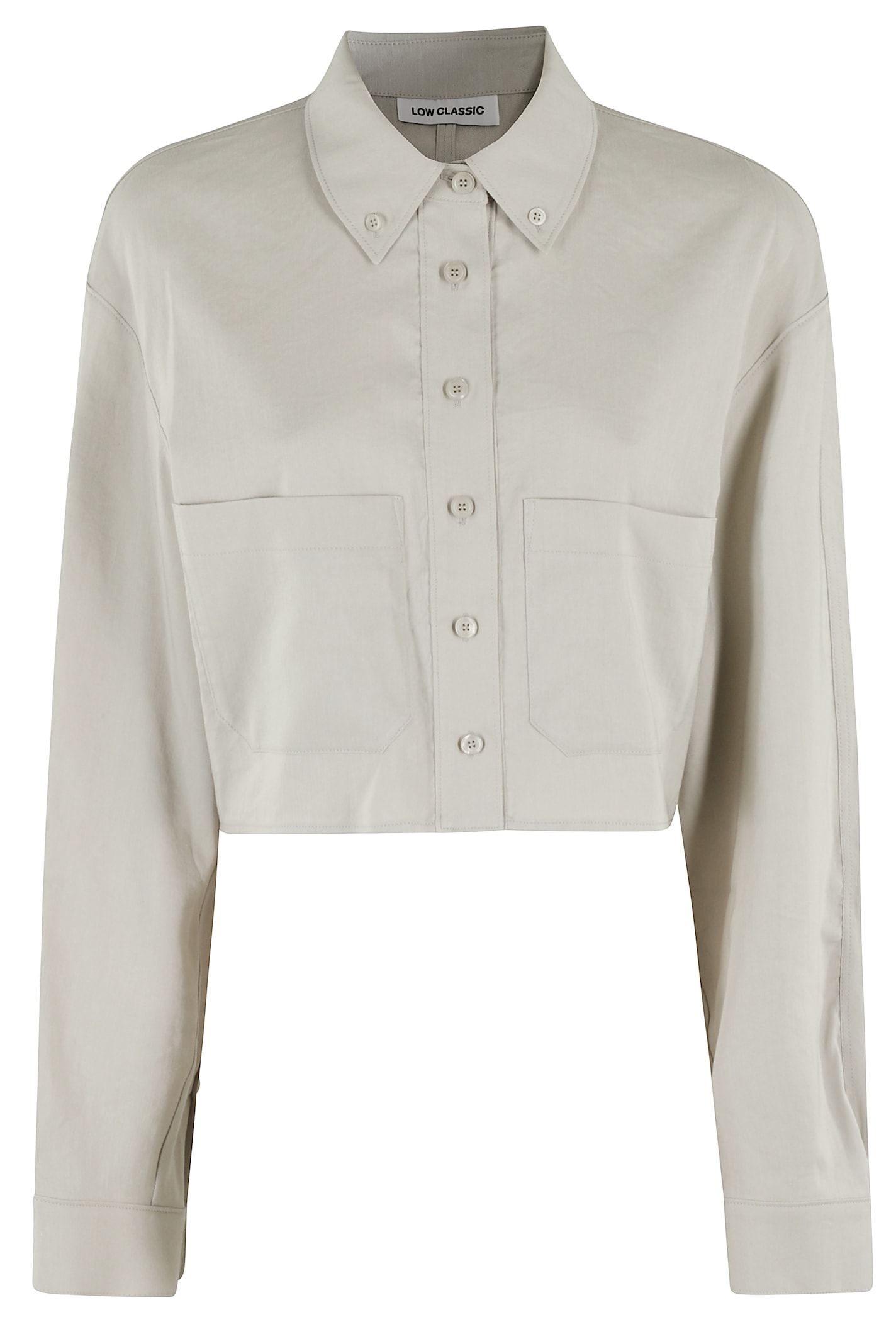 Low Classic Linen Pocket Crop