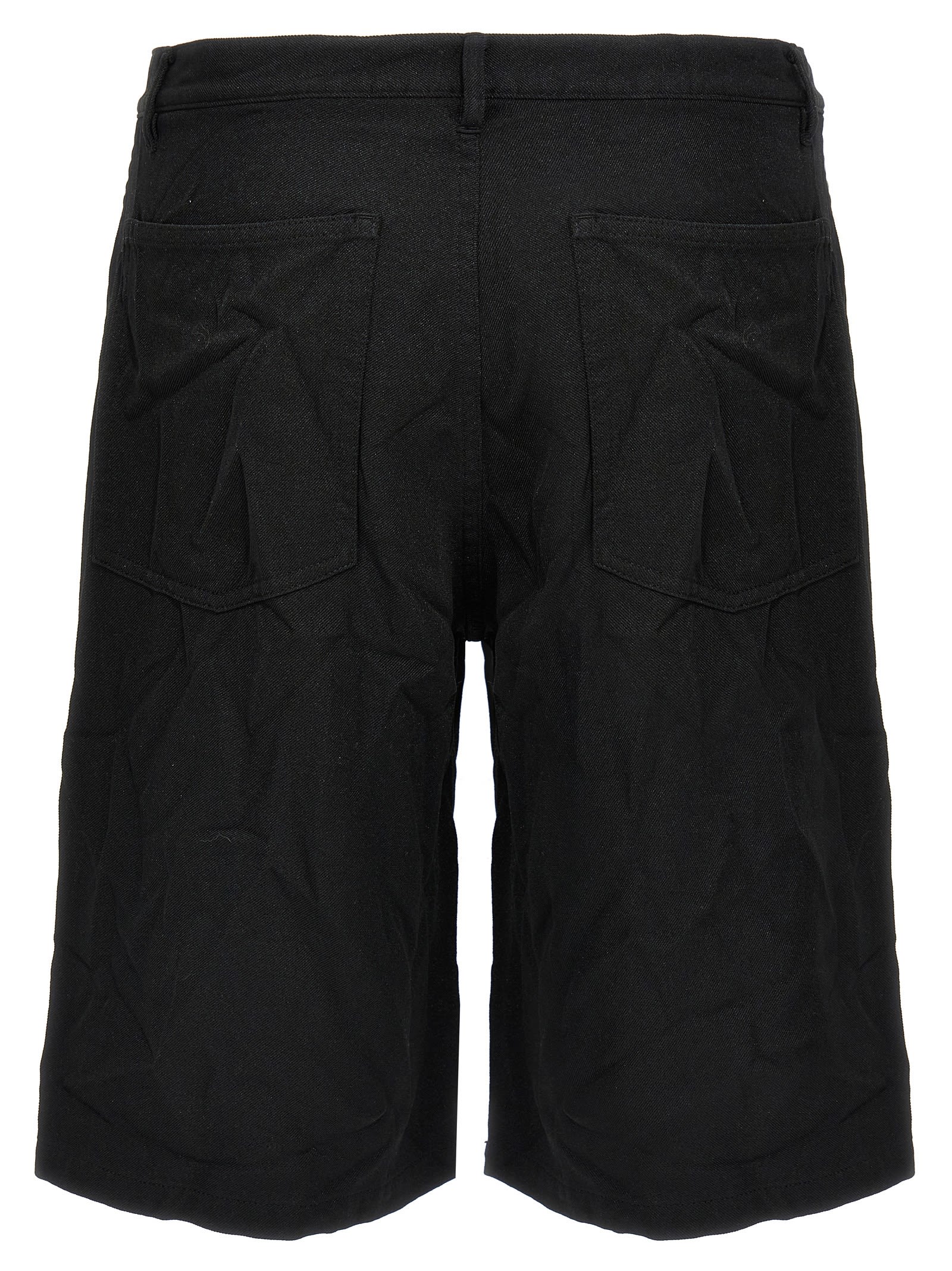 Comme des Garçons Shirt Crumpled Bermuda Shorts