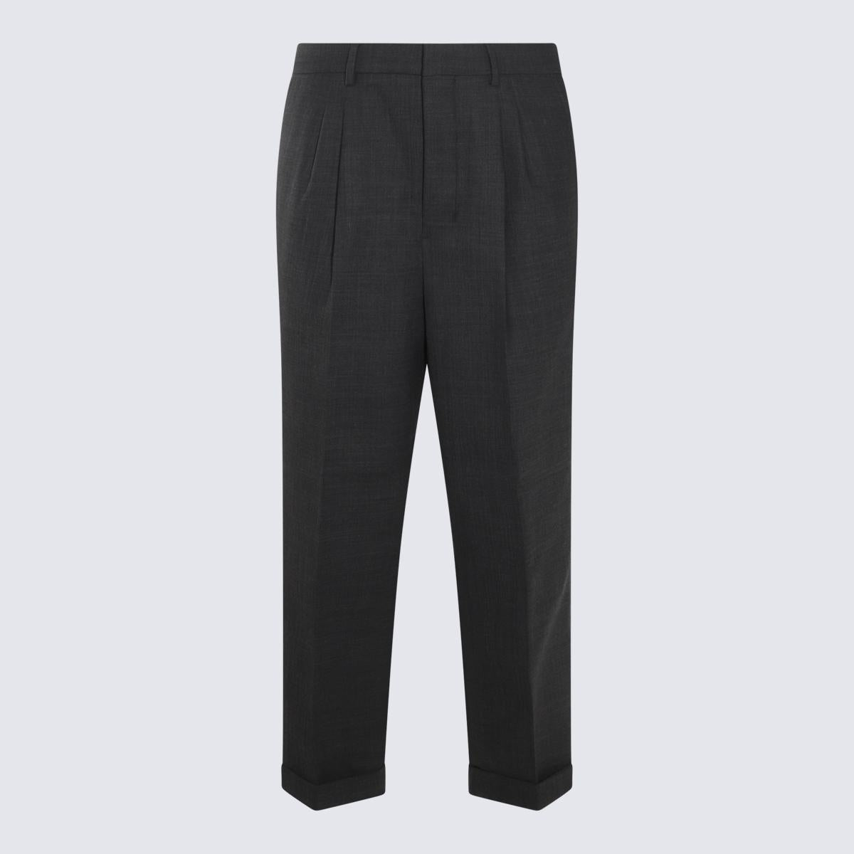 AMI Paris Grey Wool Pants