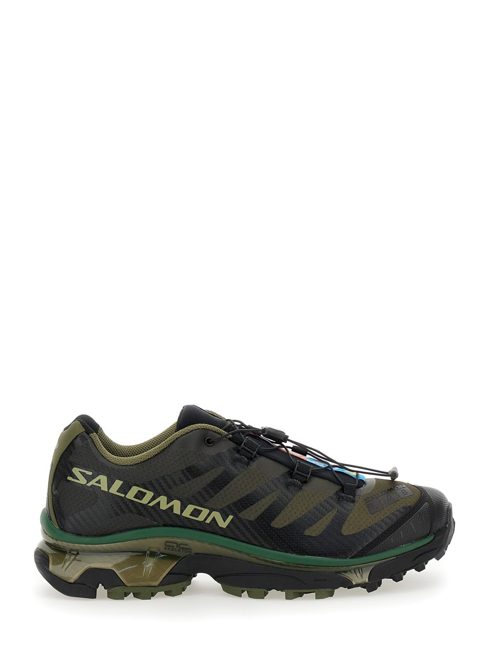 Salomon xt-4 Og Green Sneakers With Drawstring In Mesh And Tech Fabric