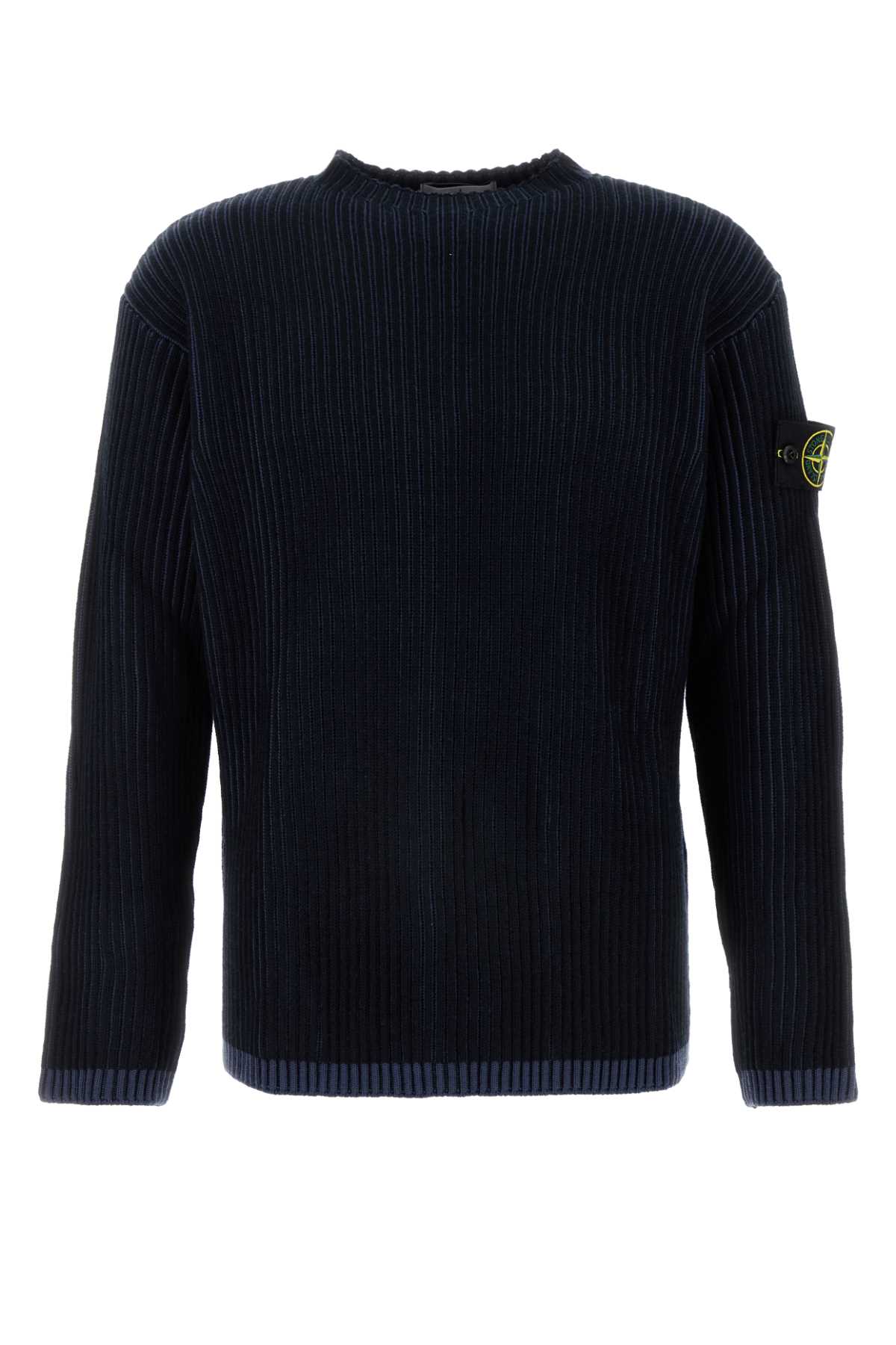 Stone Island 藏青色羊毛毛衣