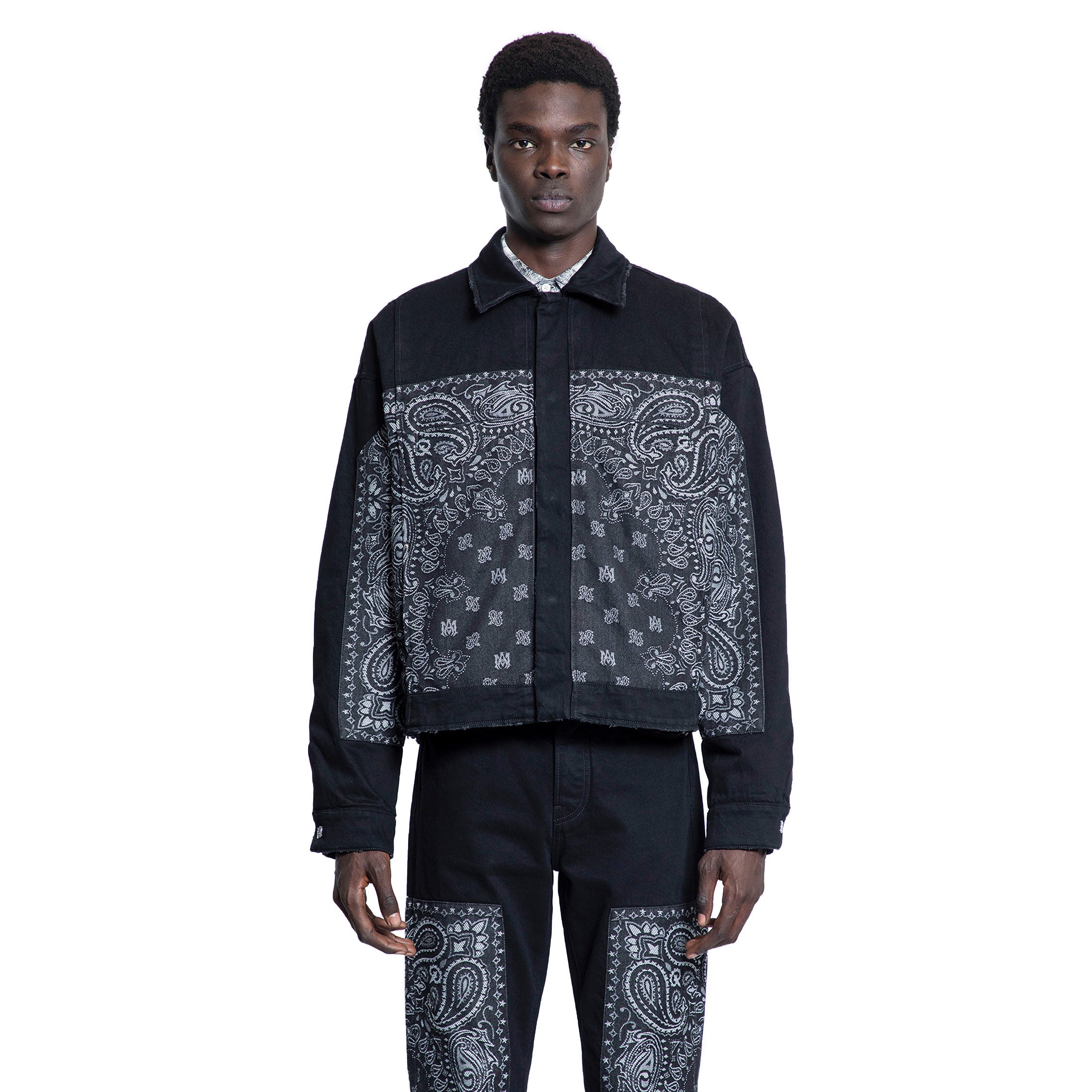 AMIRI MAN BLACK JACKETS