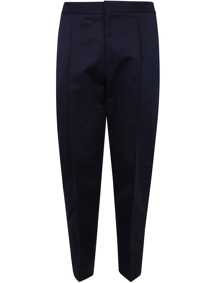 Zegna Cotton Linen And Silk Pants Clothing