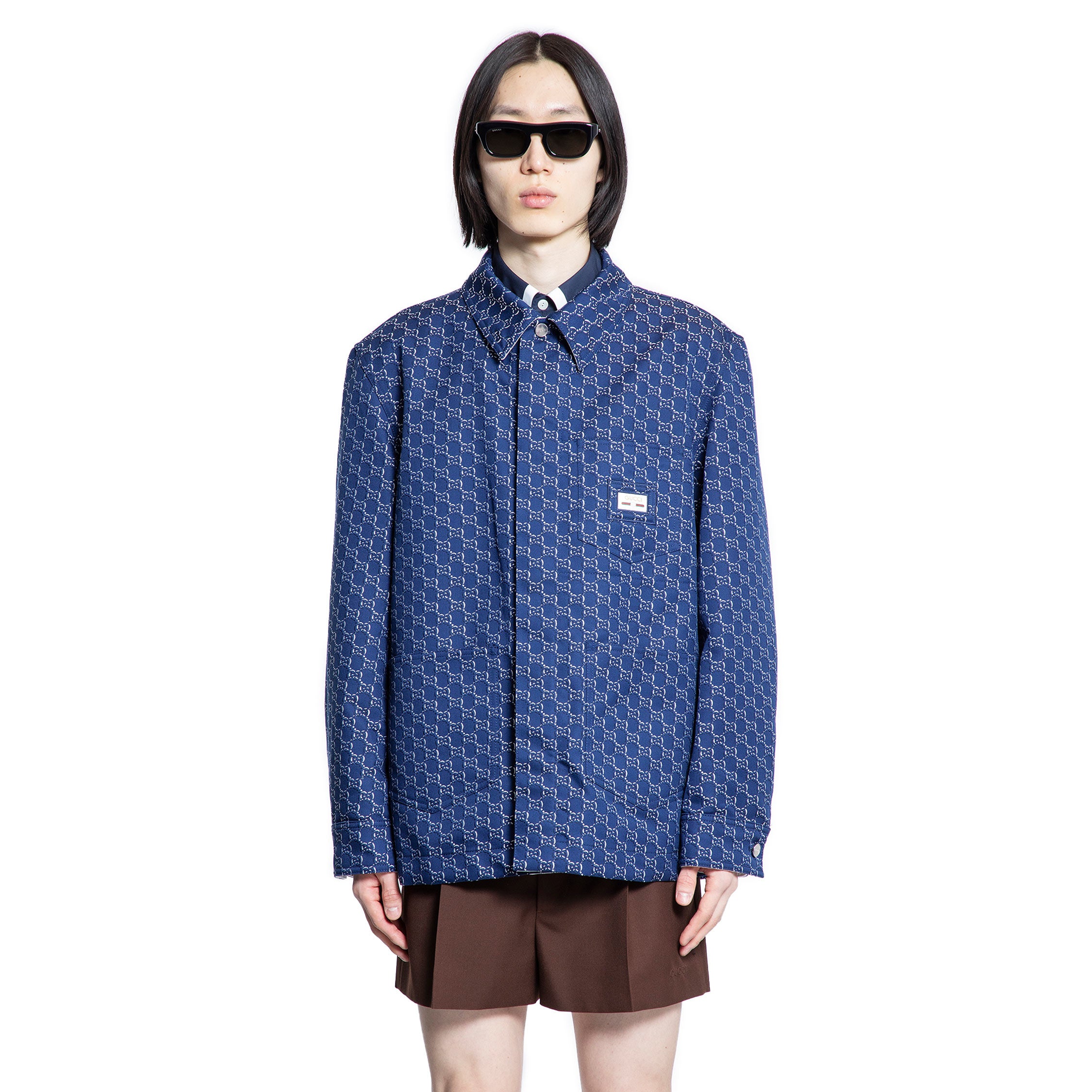 GUCCI MAN BLUE JACKETS