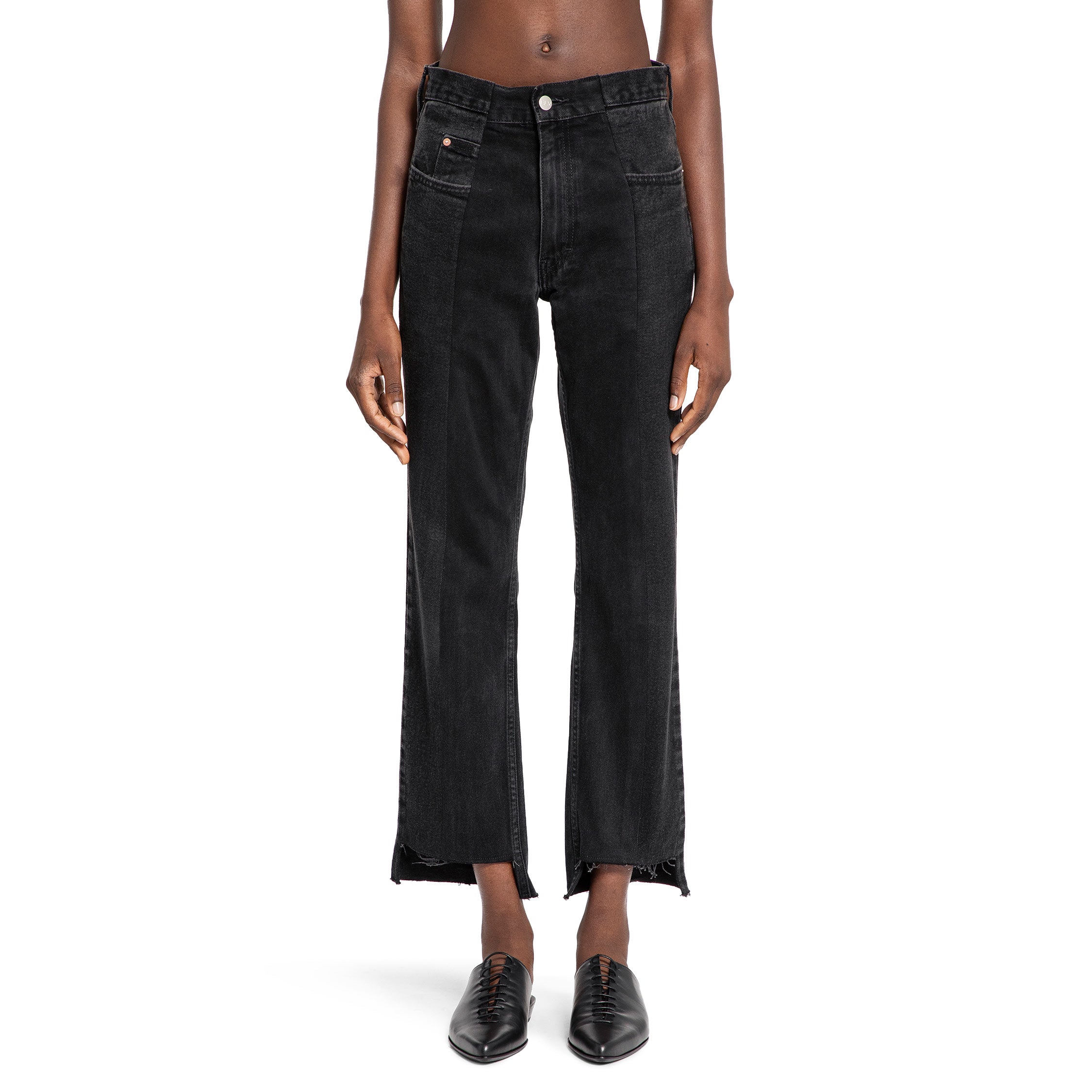 E. L.V. DENIM WOMAN BLACK JEANS