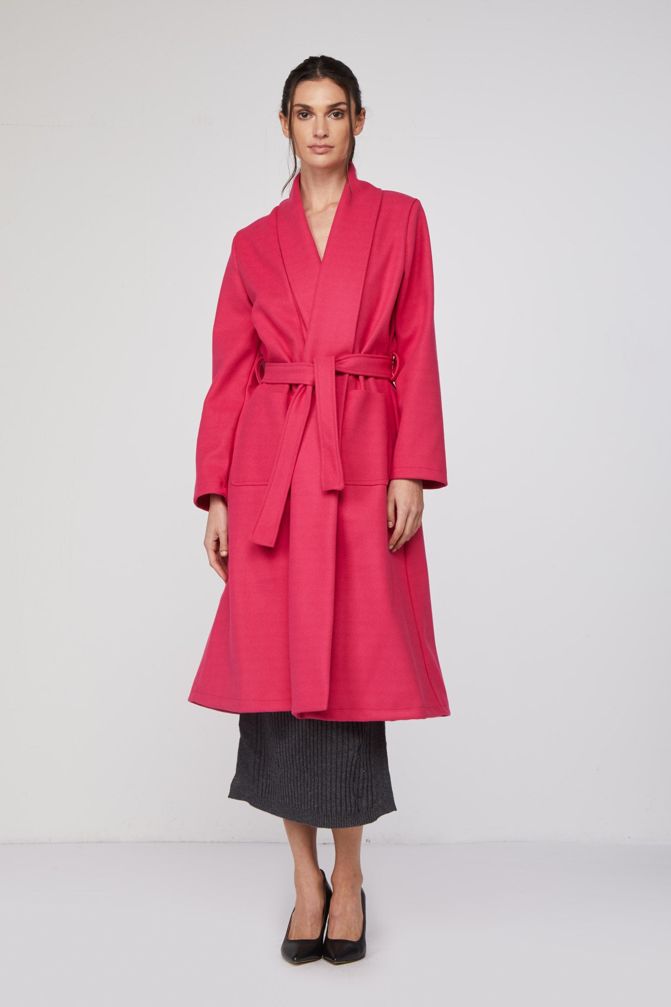 曼加诺·卡普波托（ManGano Cappotto）a Vestaglia“Mara”Fucsia