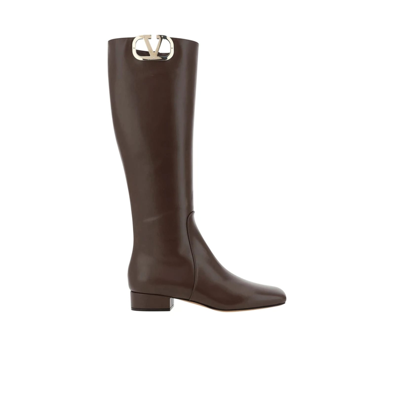 Valentino Garavani Garavani Leather Logo Boots