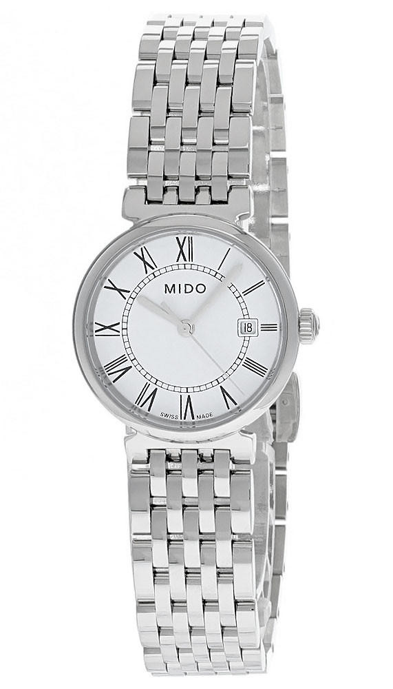 MIDO Dorada 25MM Quartz SS White Dial Women's Watch M033.210.11.013.00 / M0332101101300