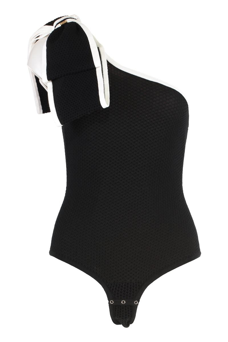 Elisabetta Franchi One-Shoulder Bodysuit