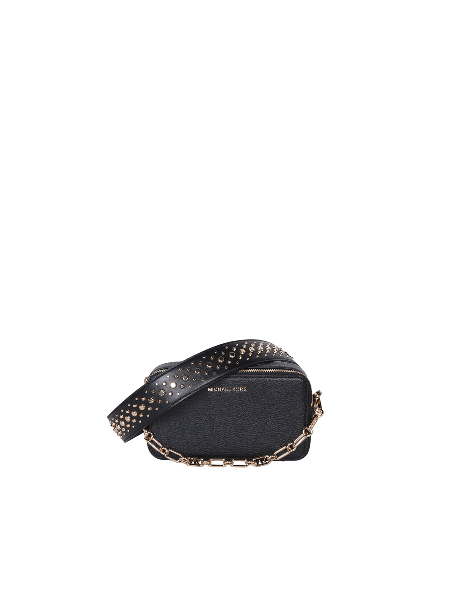 Michael Kors Small Black Camera Bag With Shoulder Strap