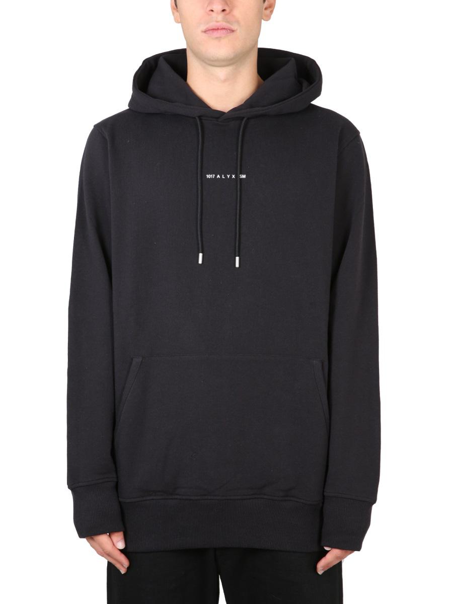 1017 Alyx 9Sm Felpa Con Stampa Logo