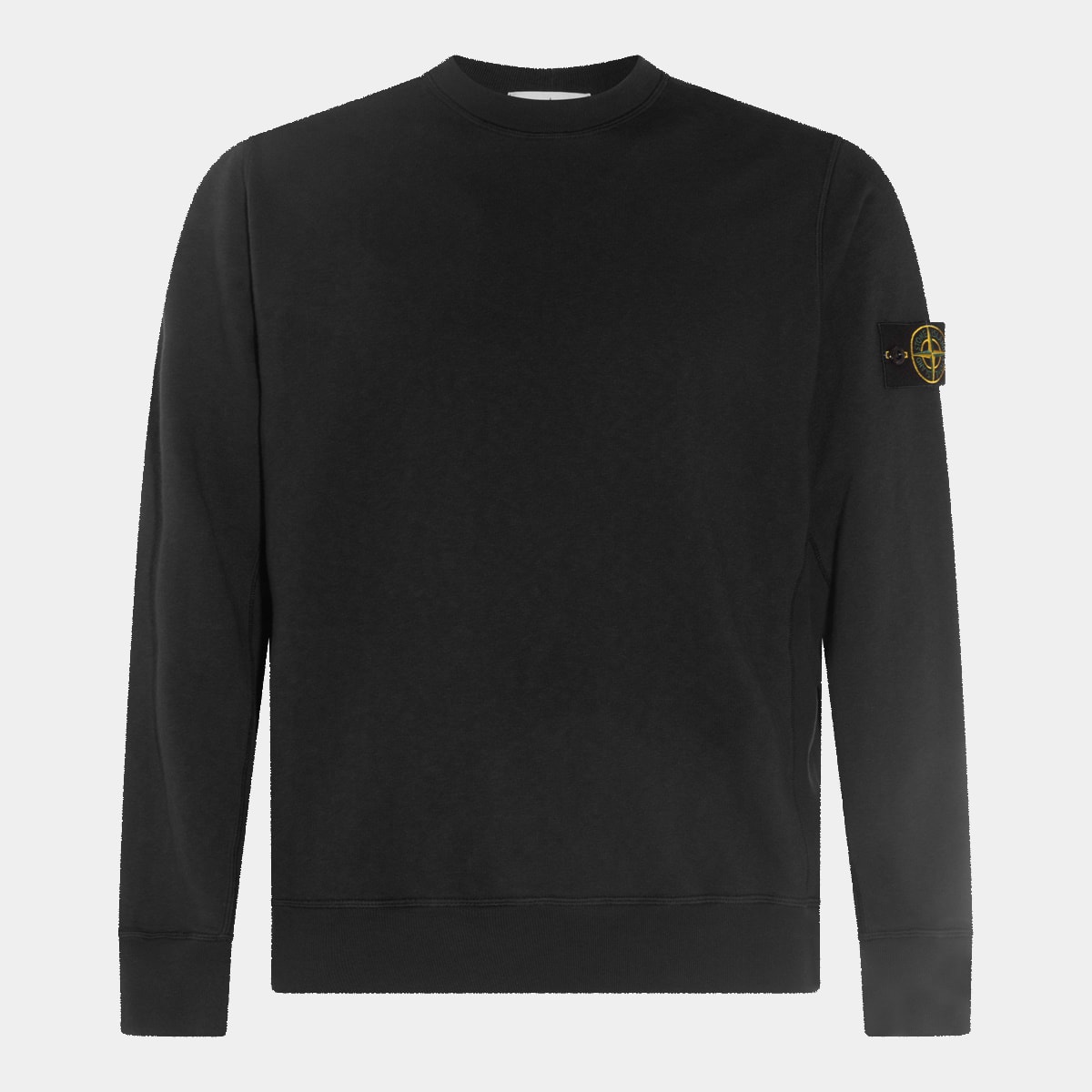 Stone Island Black Cotton Sweatshirt