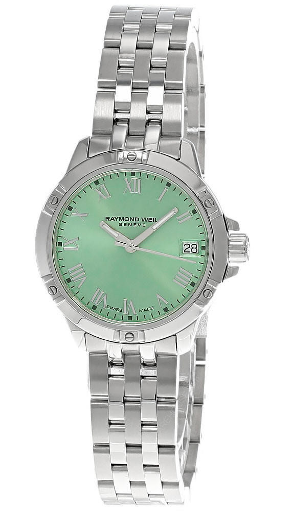 RAYMOND WEIL Tango Classic 30MM QTZ SS Green Dial Women's Watch 5960-ST-00520