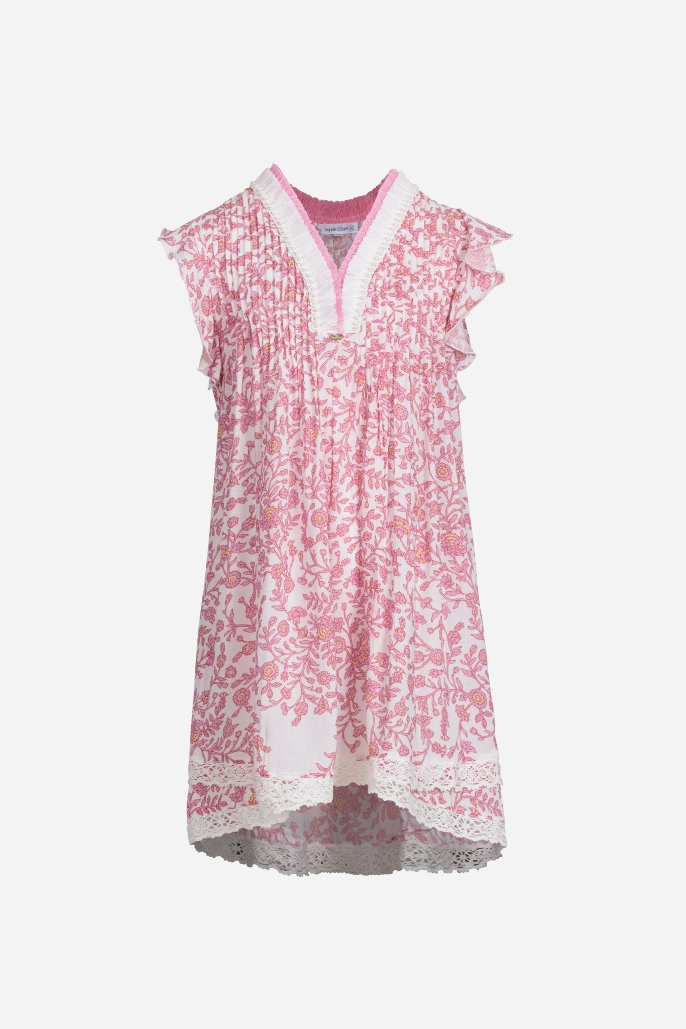 Mini Dress Sasha for girls - Pink Lazuli