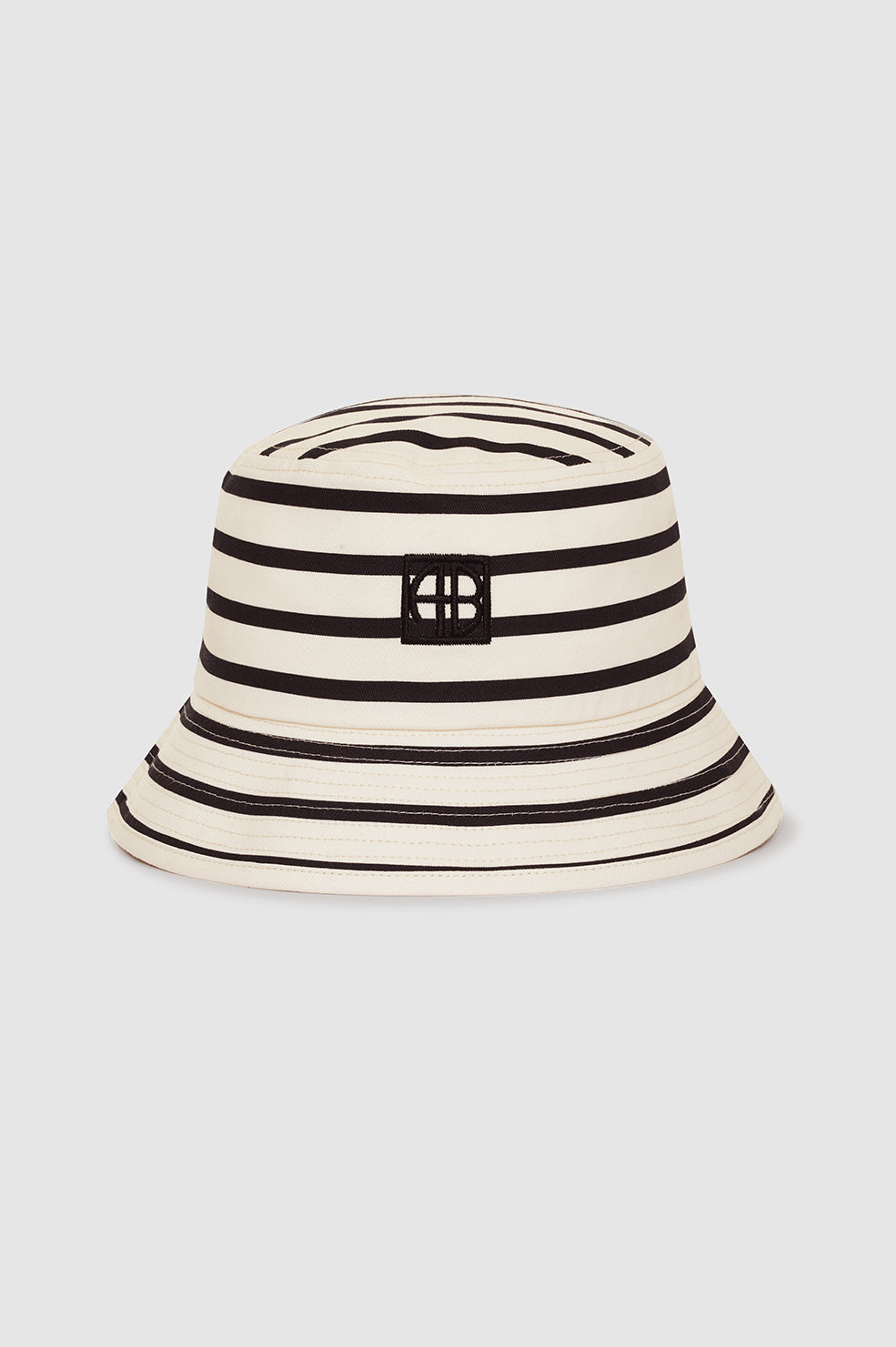 Nicks Bucket Hat - Black Stripe French Terry One