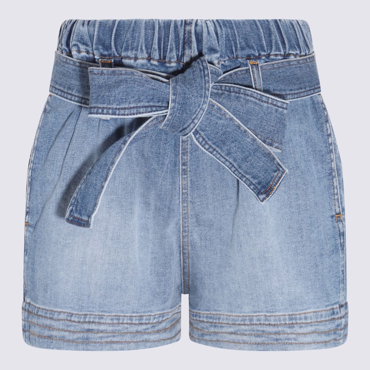 Stella McCartney 蓝色牛仔棉短裤