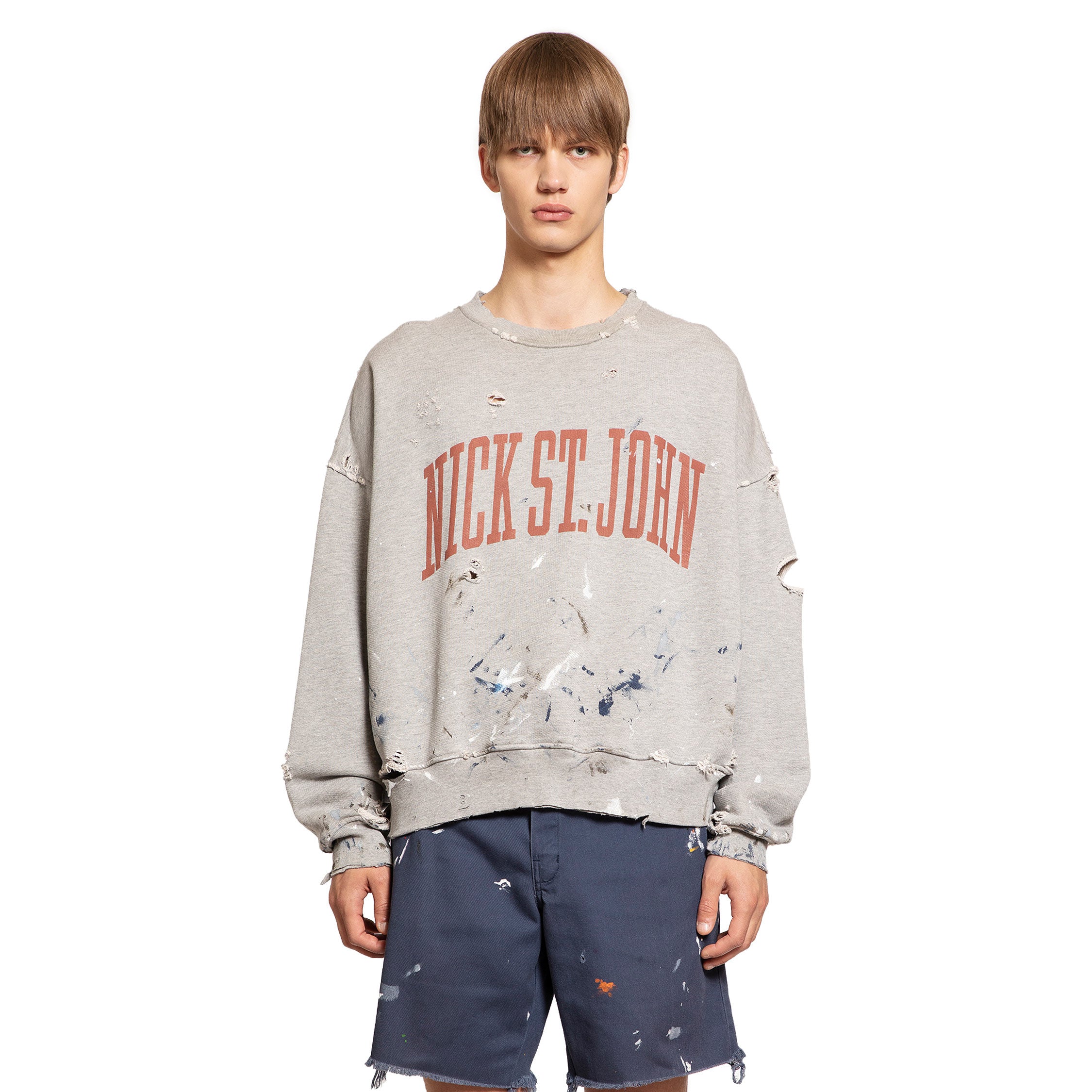 PALY HOLLYWOOD MAN GREY SWEATSHIRTS