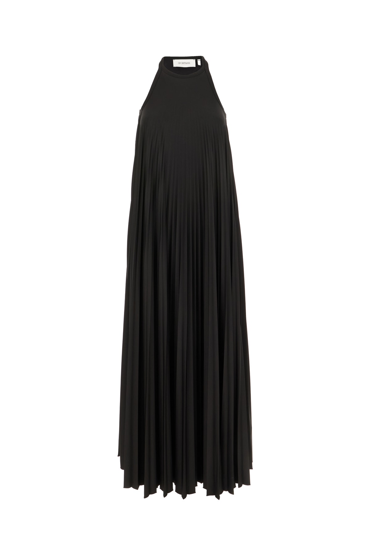 SportMax Black Stretch Polyester Dress