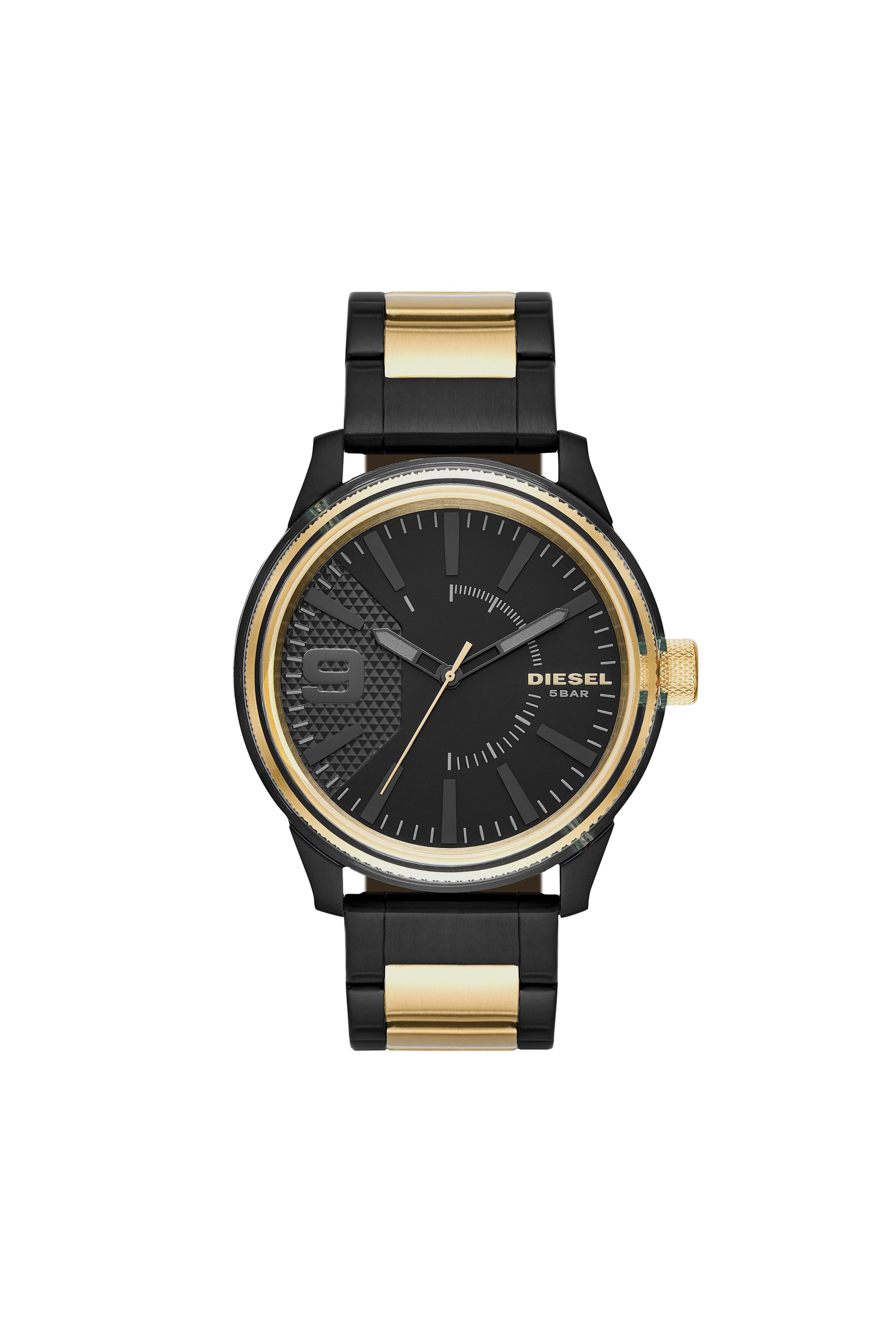 Diesel - Three-hand stainless steel watch - Timeframes - Man - Black