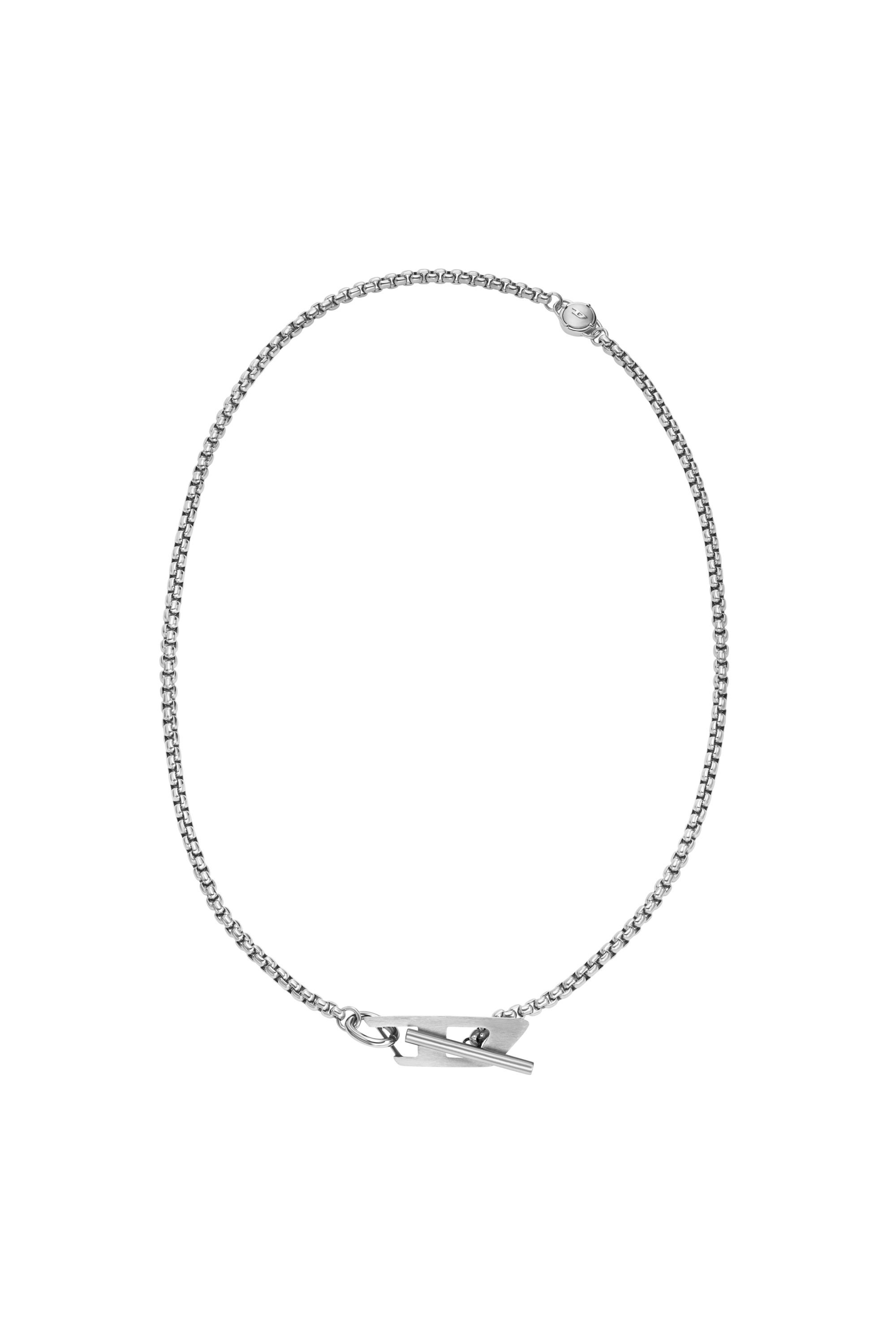 Diesel - Stainless steel chain necklace - Necklaces - Unisex - Silver