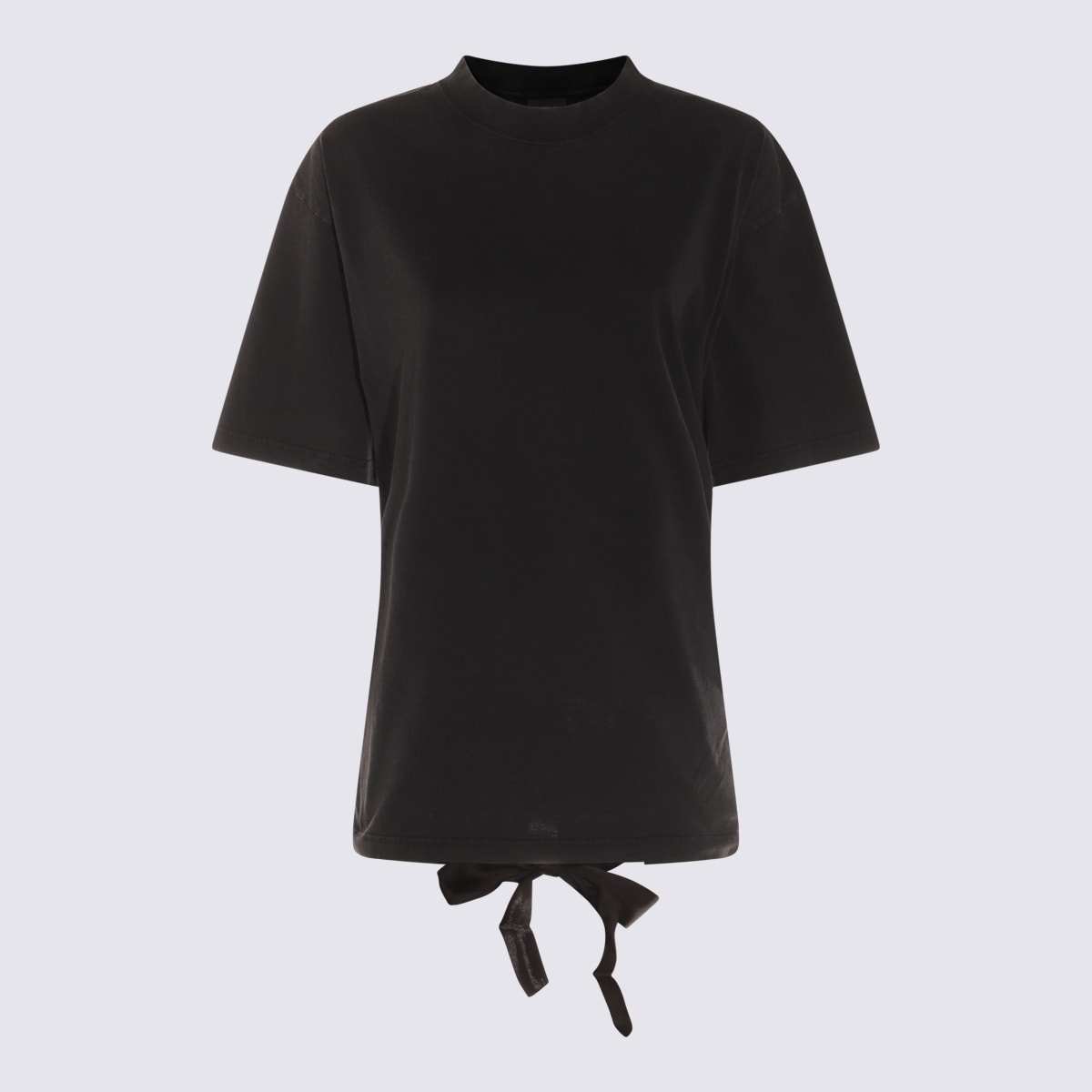 Balenciaga Black Cotton T-shirt