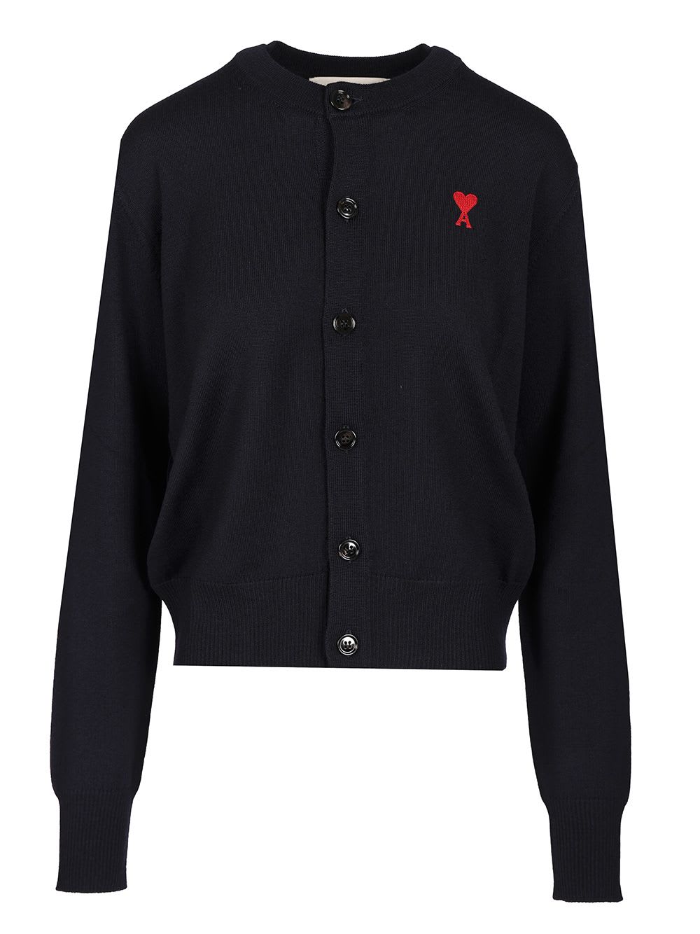 Ami Alexandre Mattiussi Extrafine Wool Cardigan