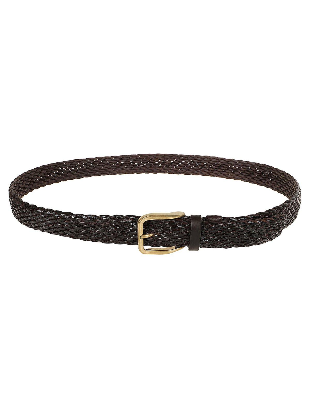 Brunello Cucinelli Interwoven-designed Buckle Fastened Belt