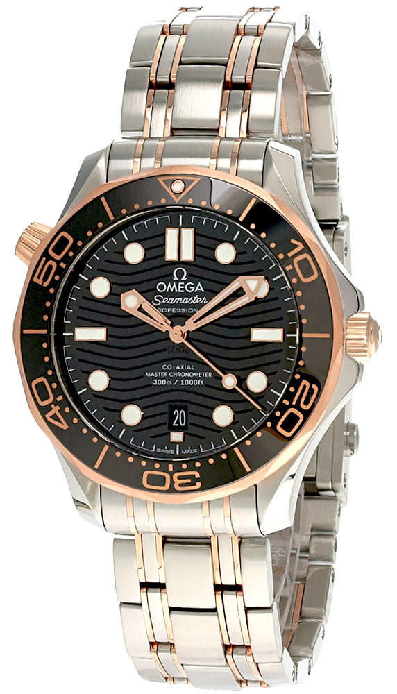 OMEGA Seamaster Diver 300M Co-Axial Master 42MM SS Men's Watch 210.20.42.20.01.001 / 21020422001001