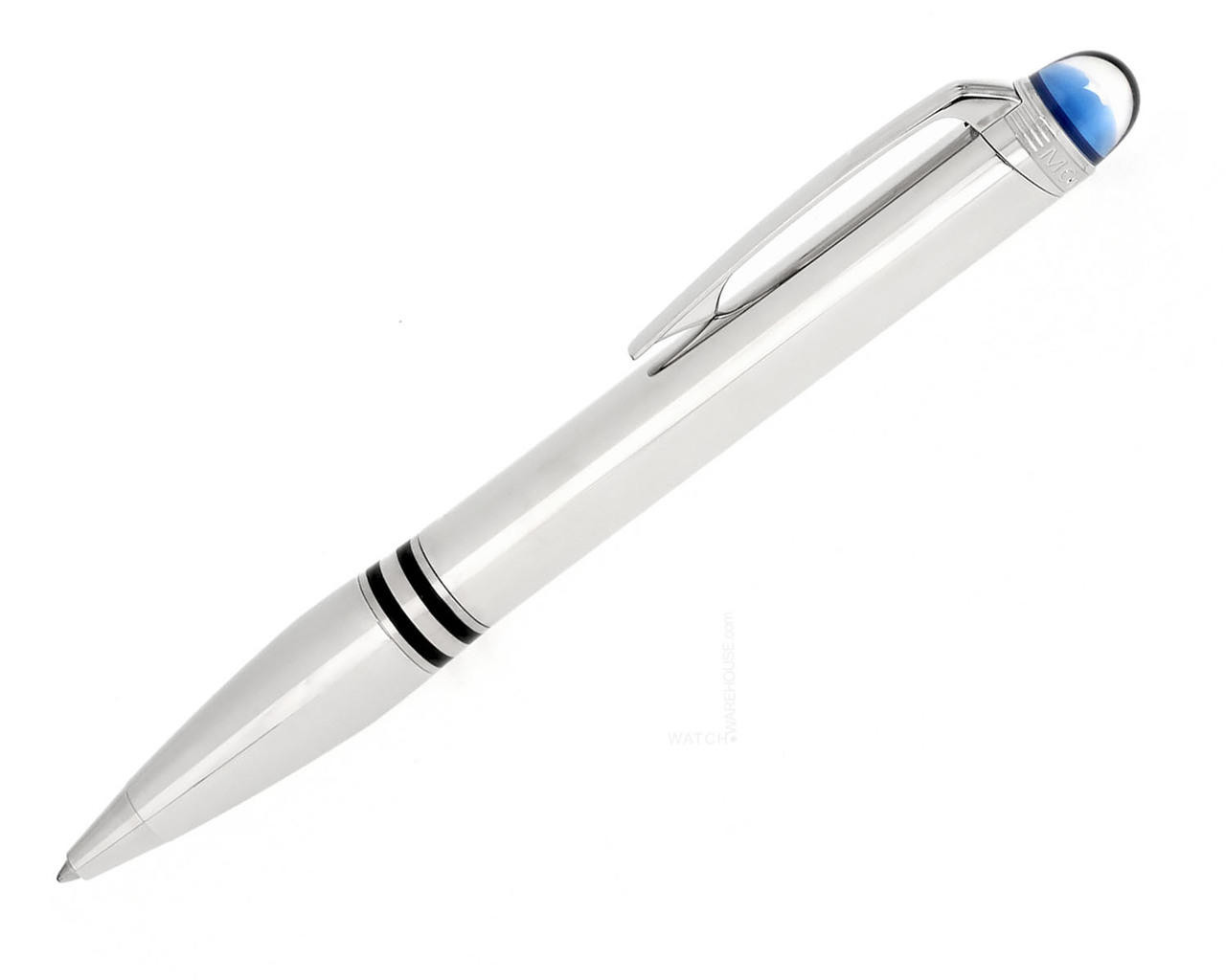 MONTBLANC Star Walker Silver Metal Platinum-coated Ballpoint 118877