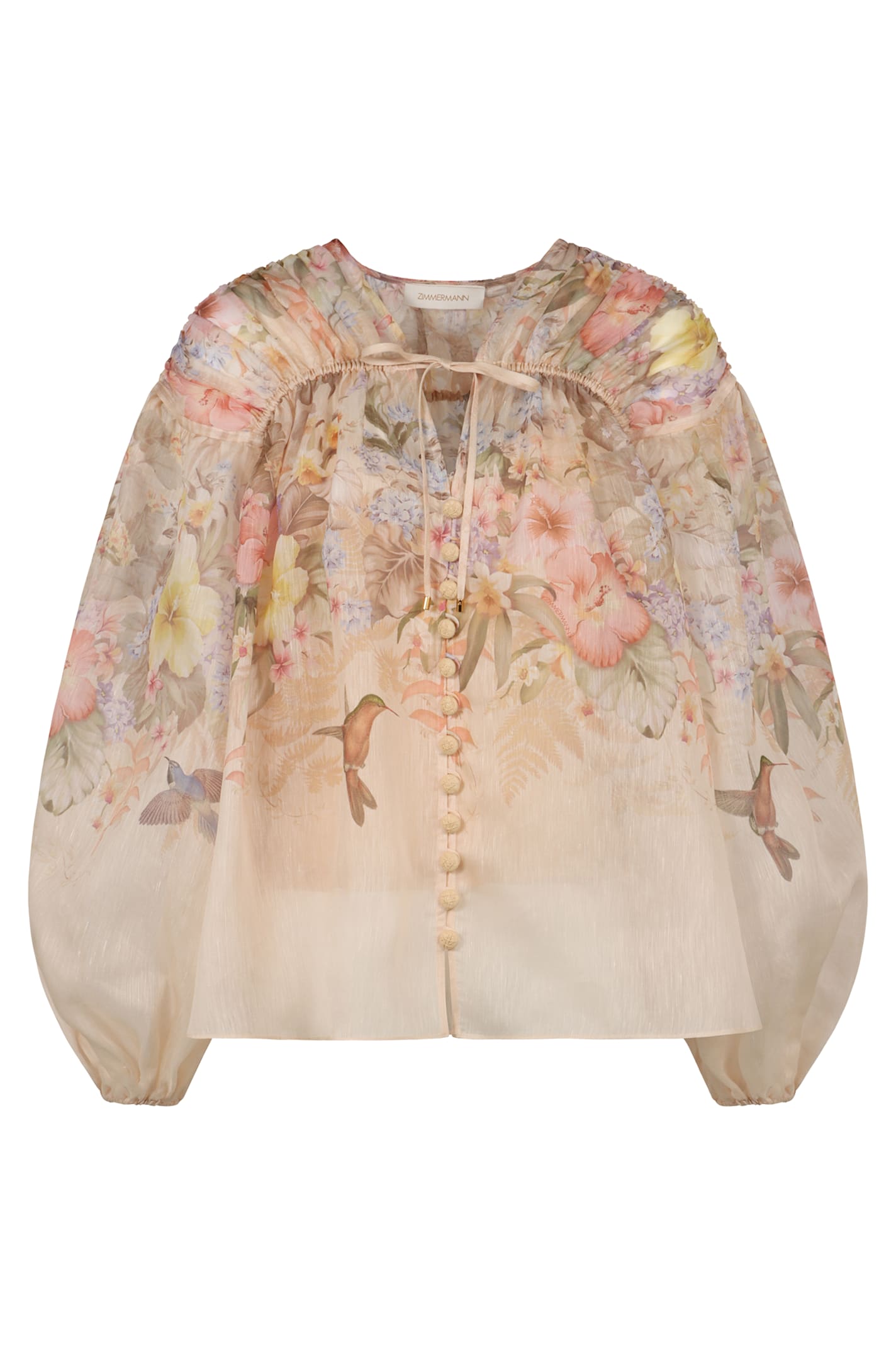 Zimmermann Illuminate Drawn Blouse
