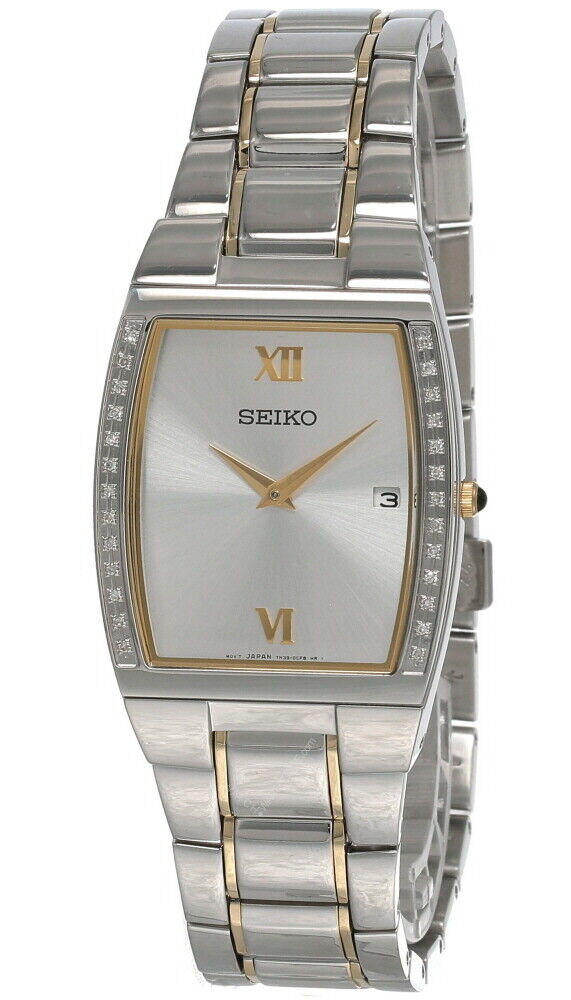 Seiko Silver Dial Two-tone Stainless Steel Men's Watch SKP321