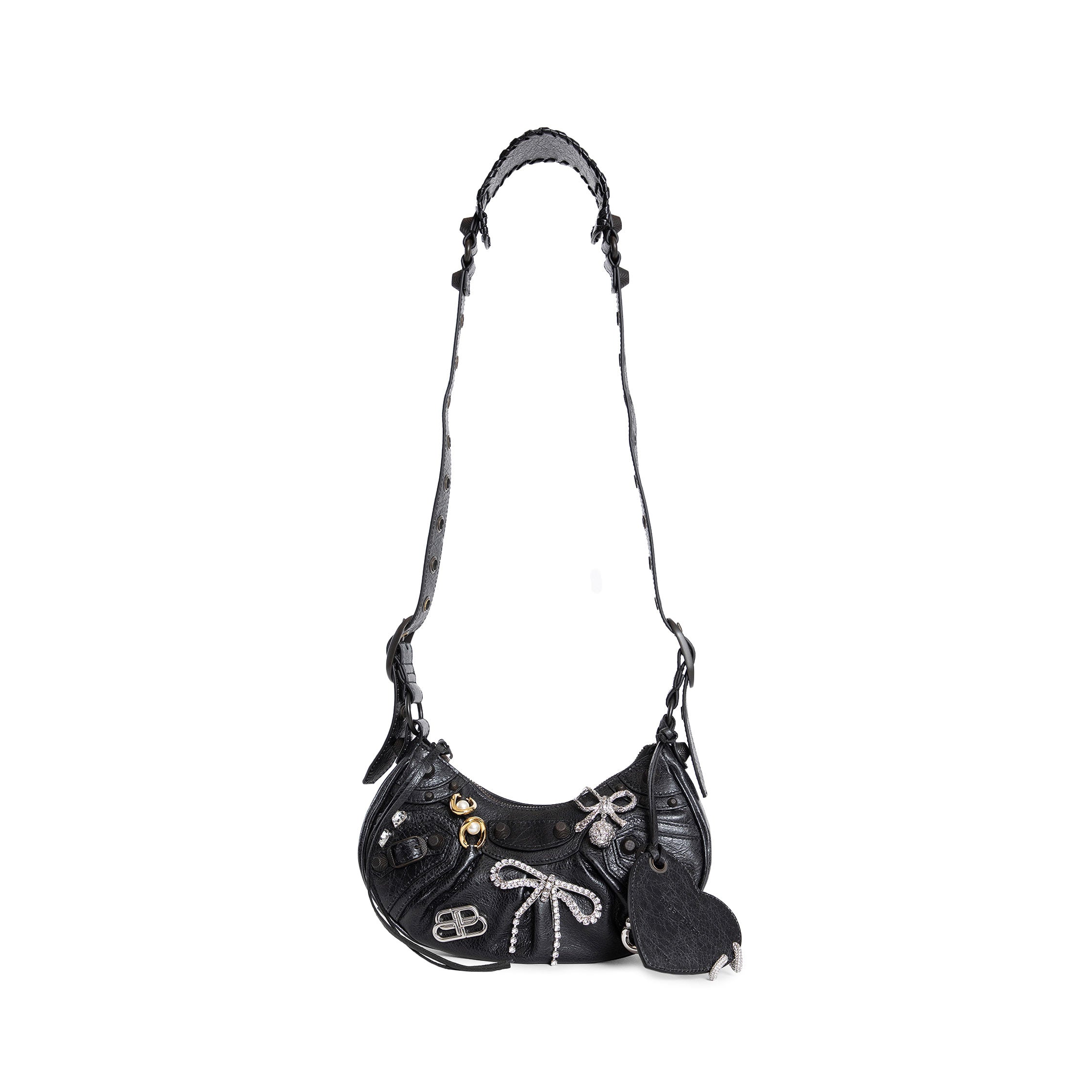 BALENCIAGA WOMAN BLACK CROSSBODY BAGS