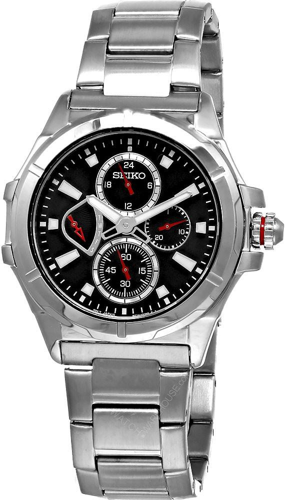 SEIKO Lord Quartz 46MM Stainless Steel Men's Watch SRL033P1