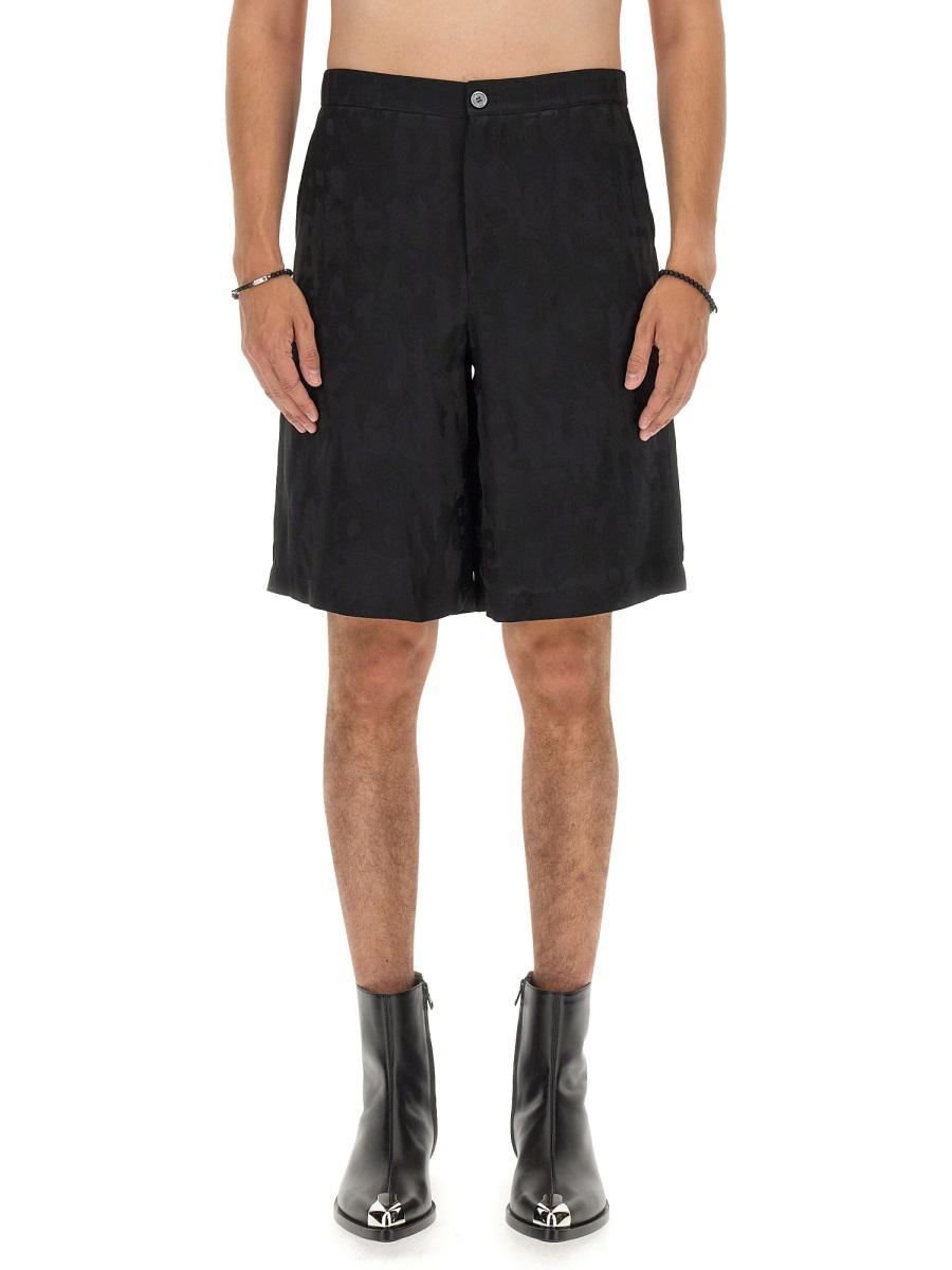 Alexander McQueen Viscose Bermuda Shorts