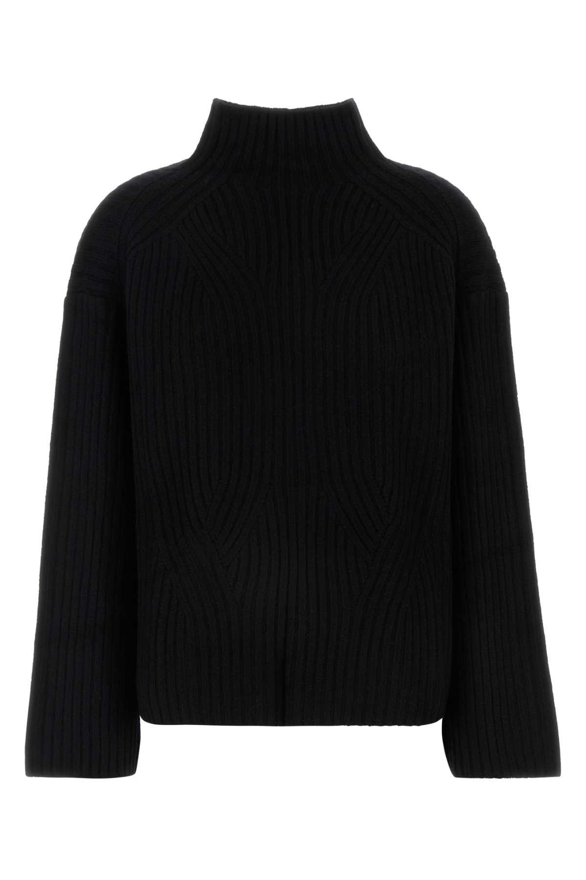 Loulou Studio Black Cashmere Ines Sweater