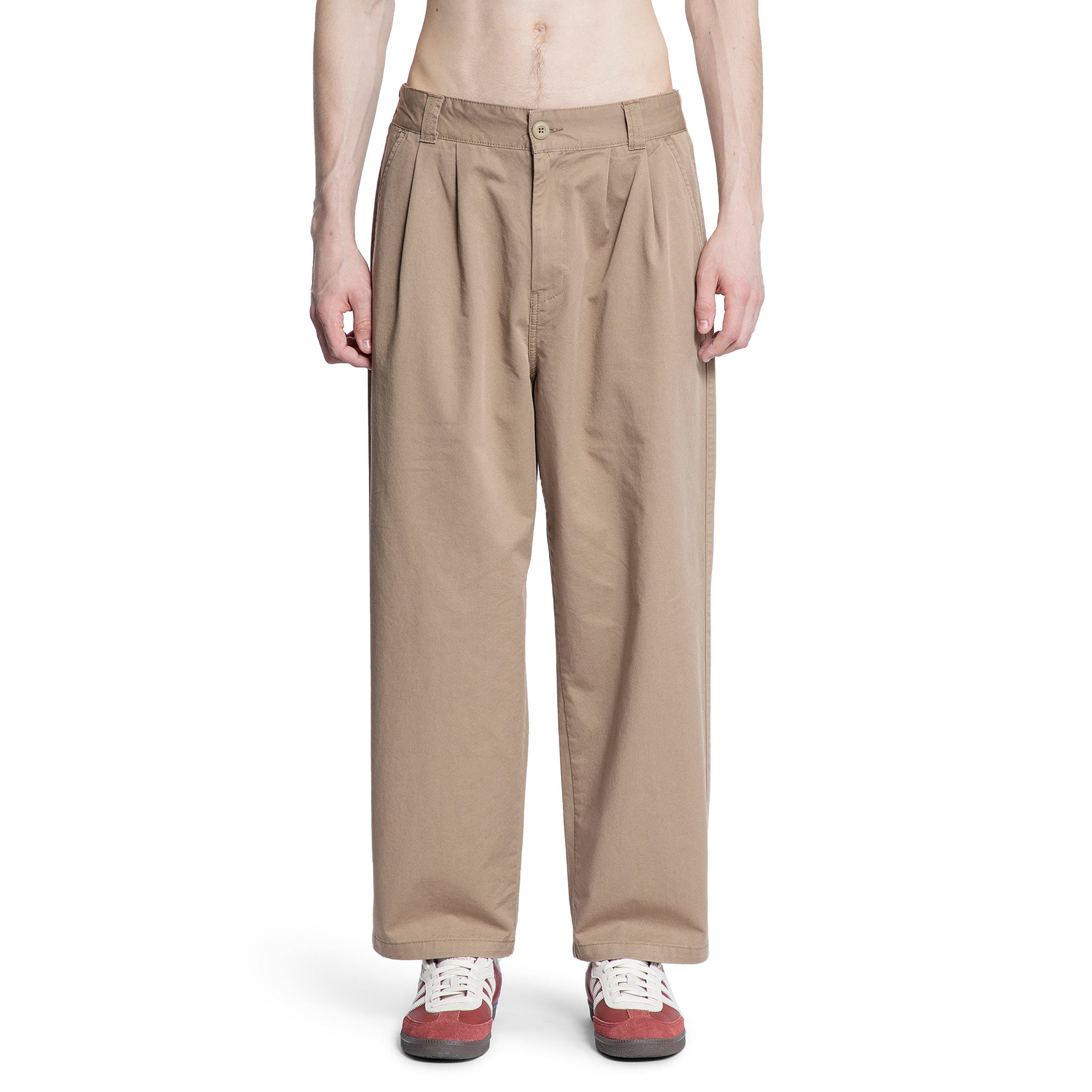 CARHARTT WIP MAN BEIGE JEANS