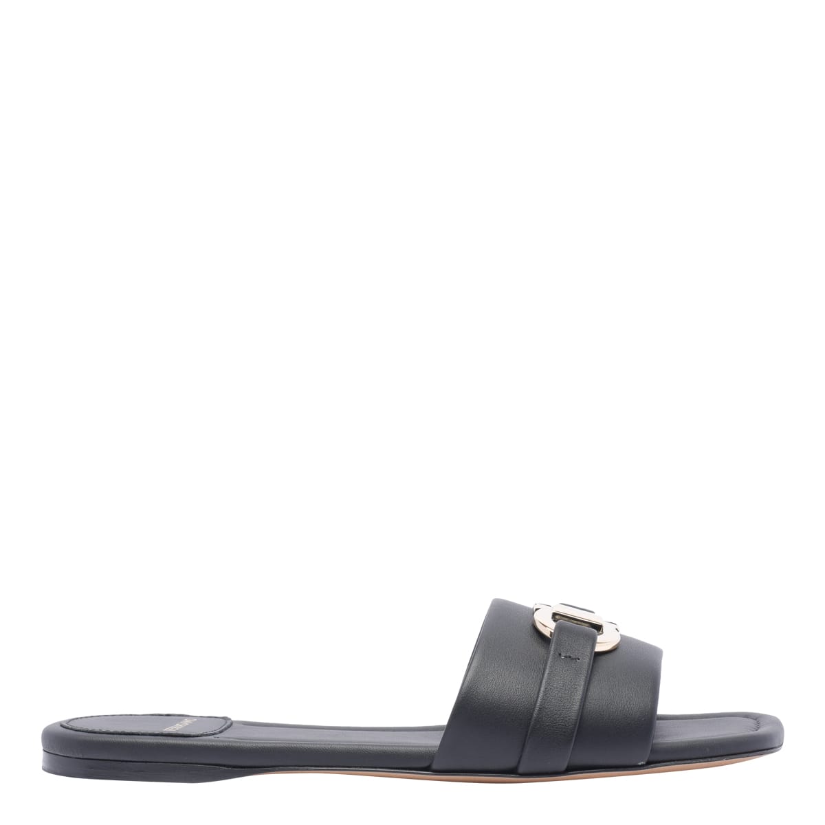 Ferragamo 平底拖鞋 Gancini装饰
