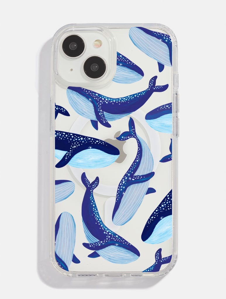 Blue Whale Mag Safe i Phone Case, i Phone 16 Pro Max Case