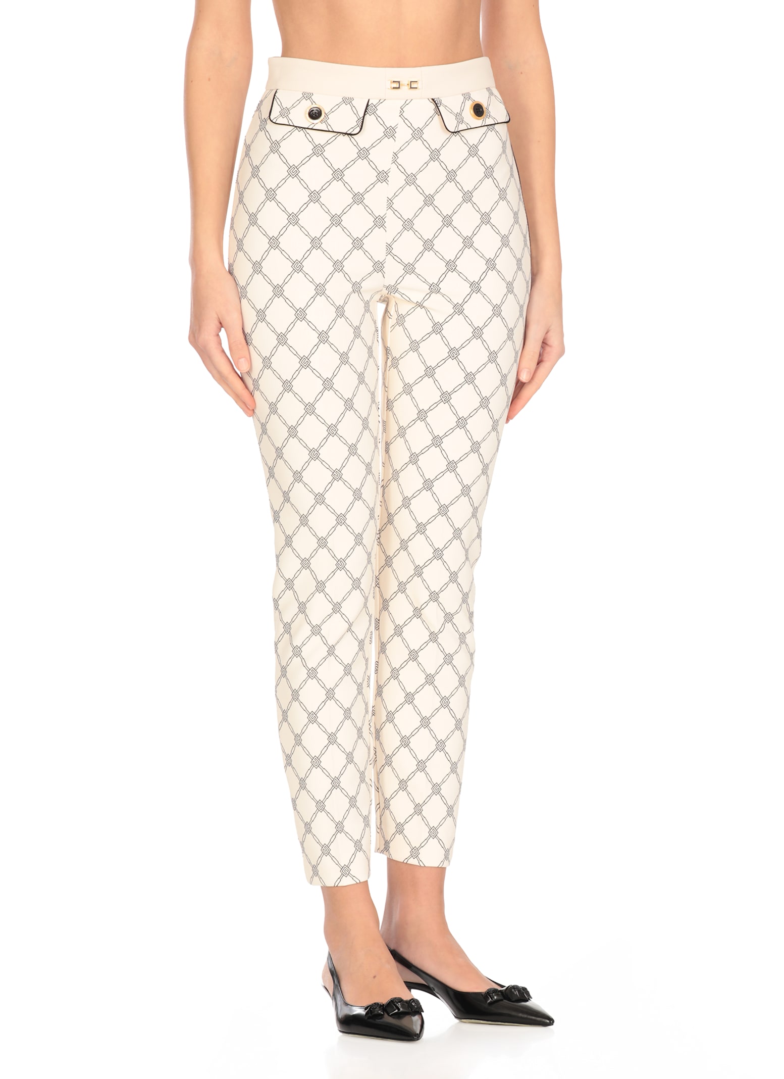 Elisabetta Franchi Poliestere Trousers