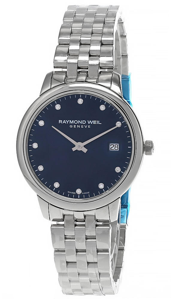 RAYMOND WEIL Toccata 34MM SS Blue Dial Women's Watch 5385-ST-50081