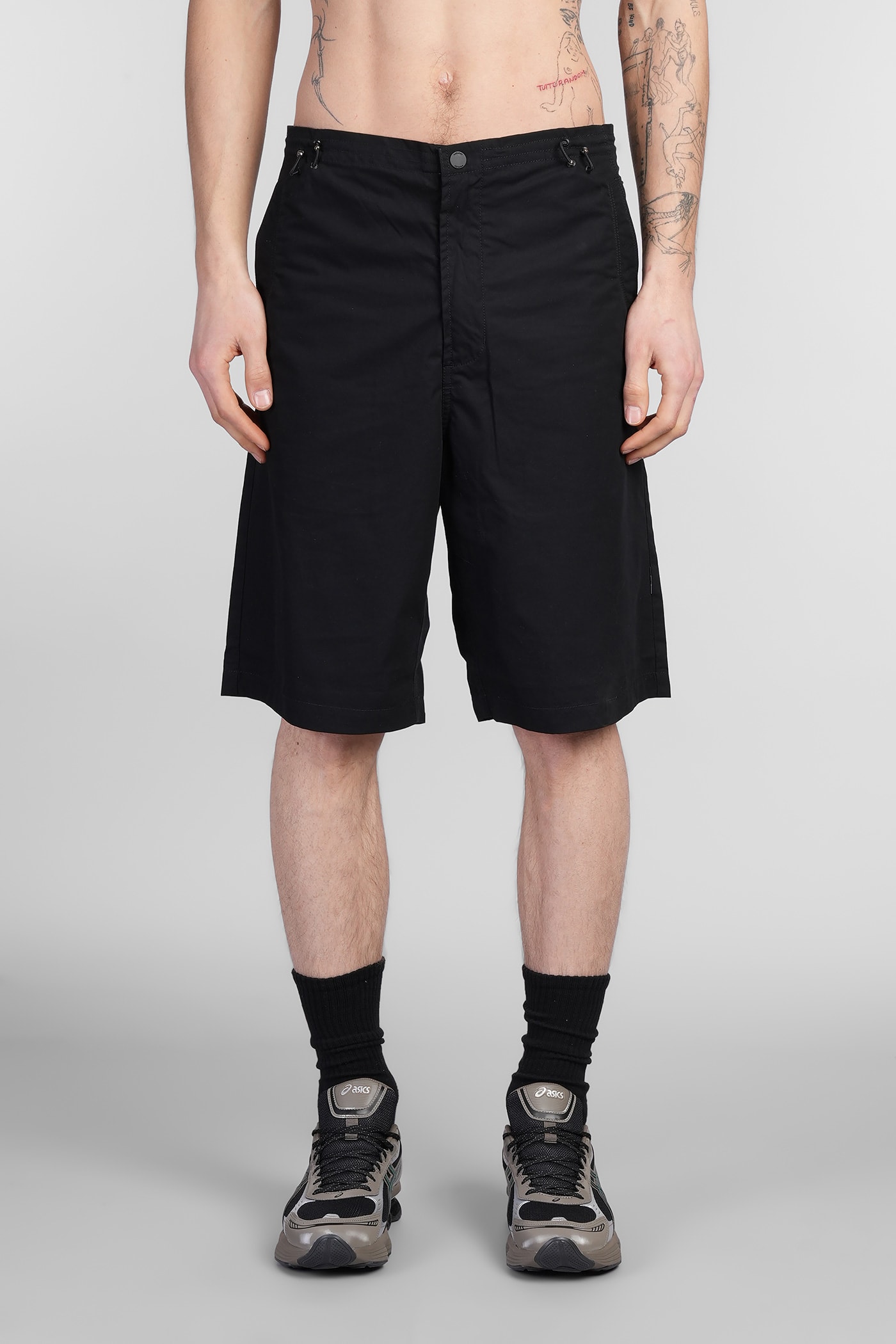 Maharishi Shorts In Black Cotton