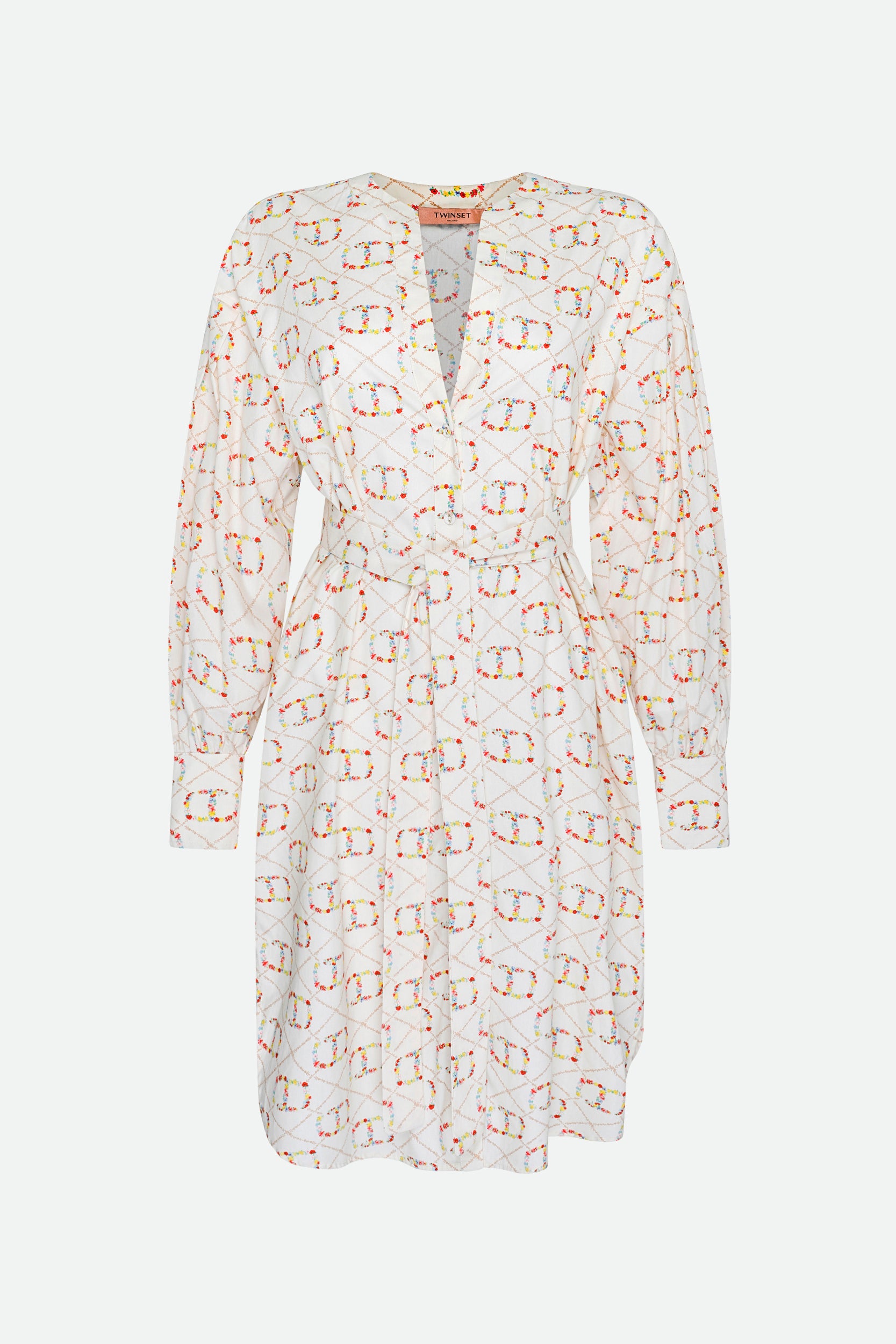 Twinset Abito Midi Logato
