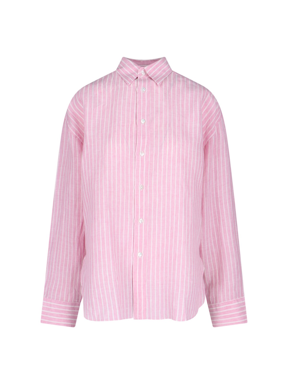 Finamore 1925 'Oriana' Oversized Linen Shirt