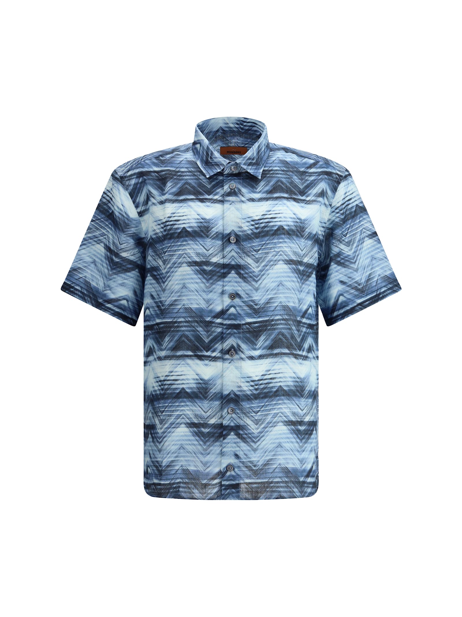 Missoni 短袖衬衫 锯齿形图案
