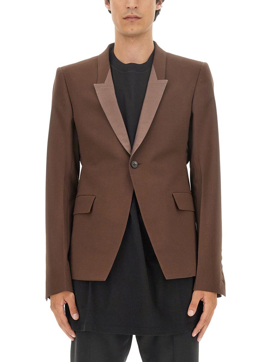 Rick Owens Single-Breasted Jacket