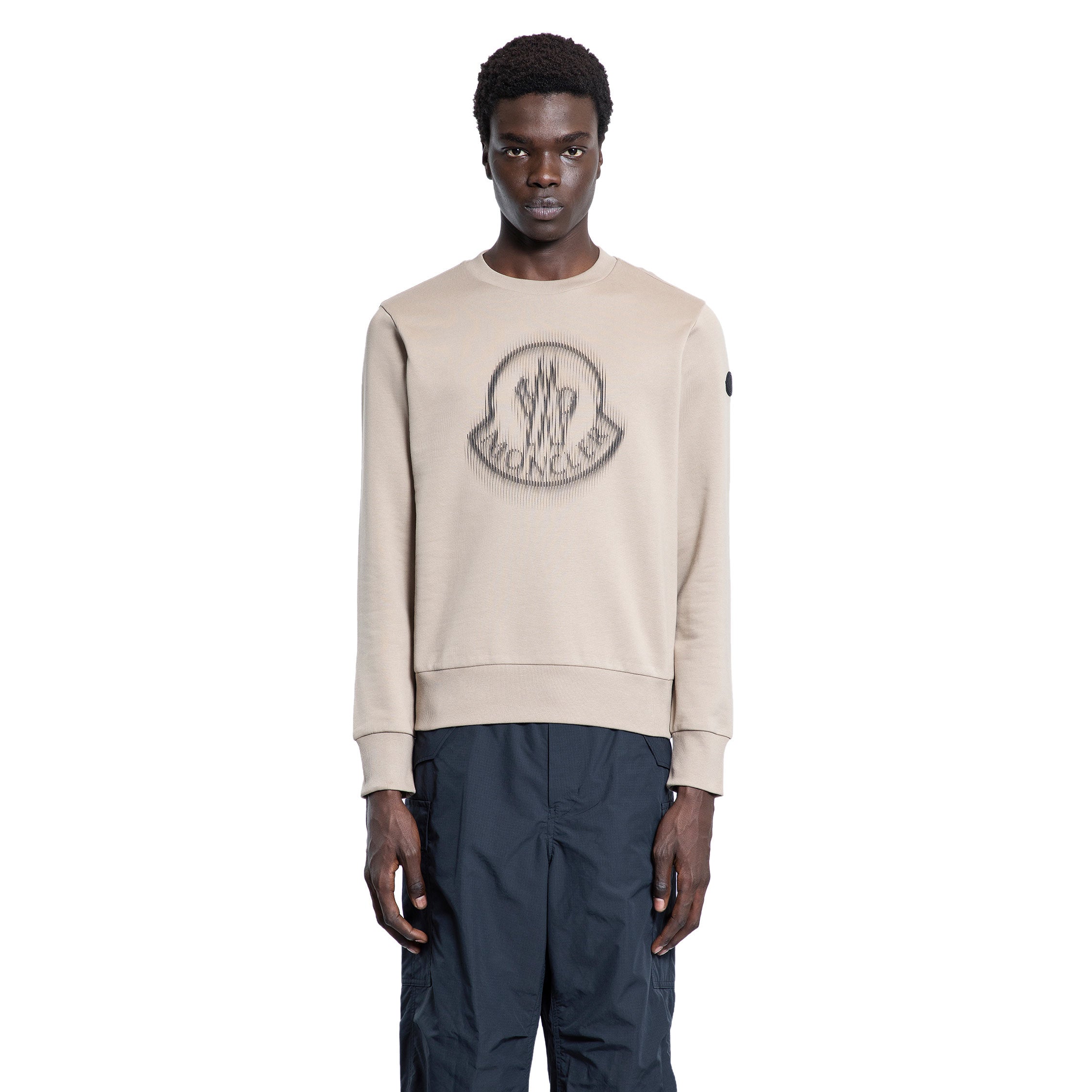 MONCLER MAN BEIGE SWEATSHIRTS