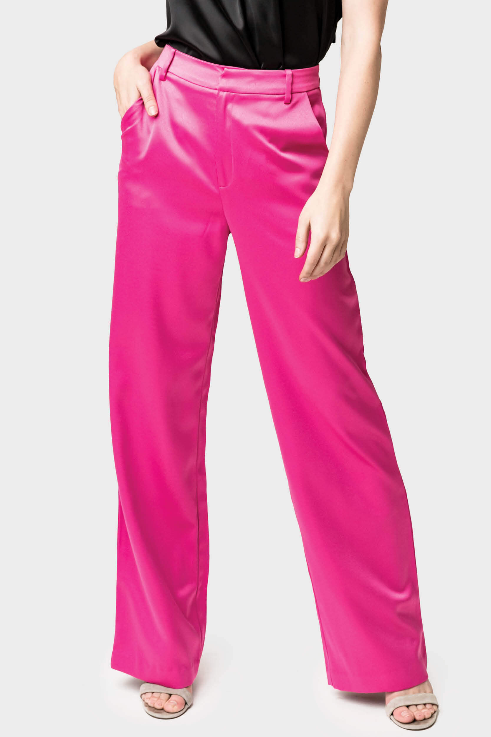 Lindsey Stovepipe Trouser - Fuchsia M