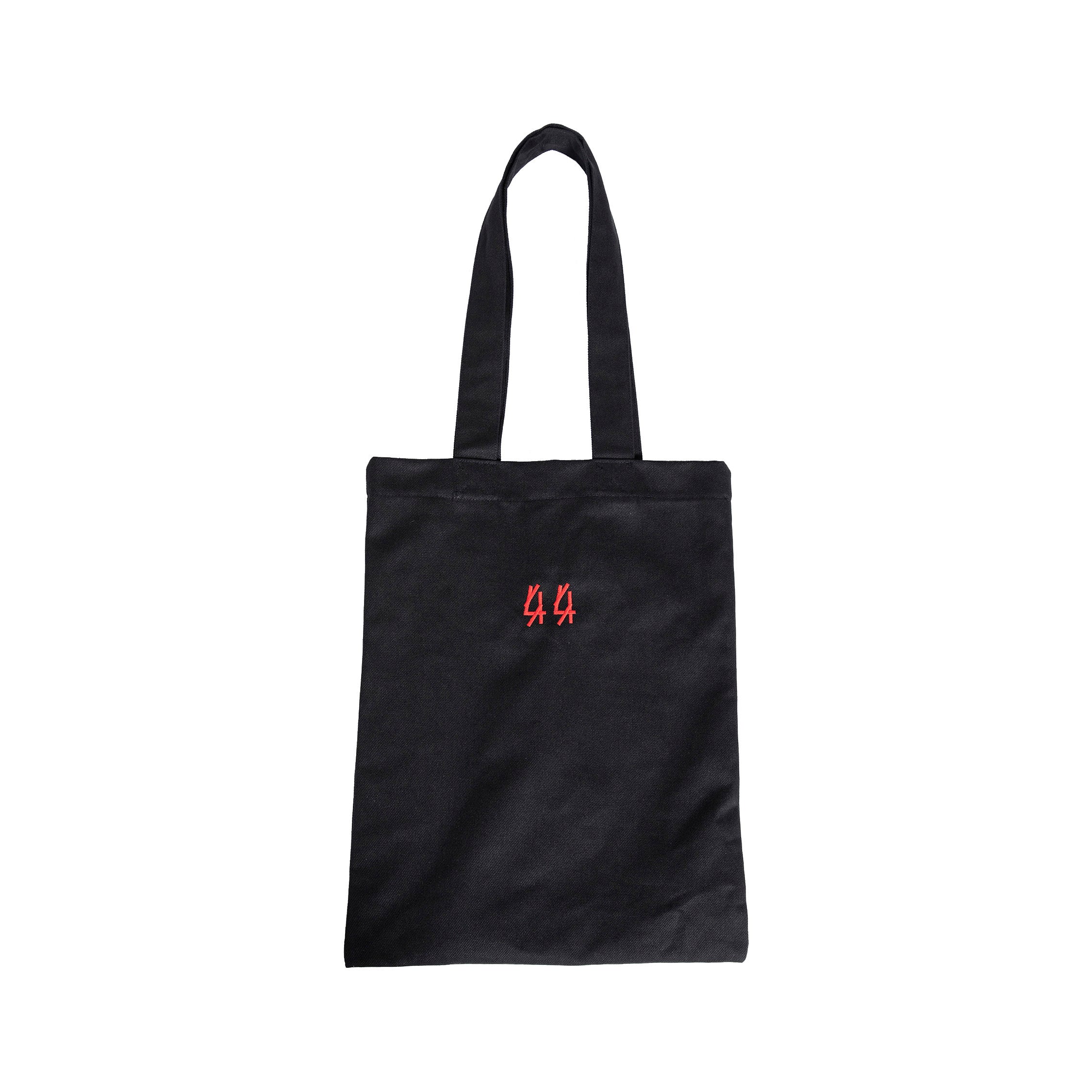 44 LABEL GROUP MAN BLACK TOTE BAGS