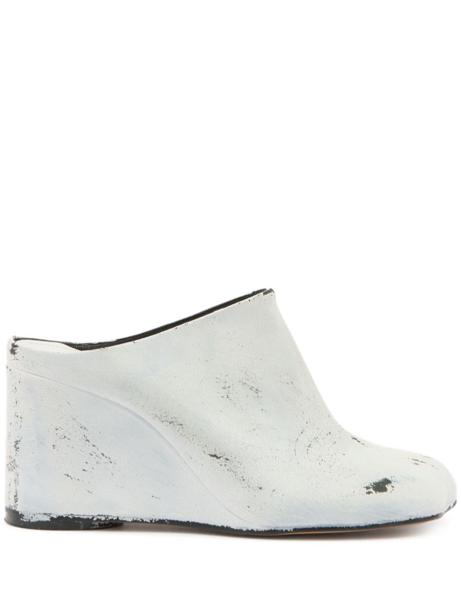 Mm6 Maison Margiela 皮革跟穆勒鞋