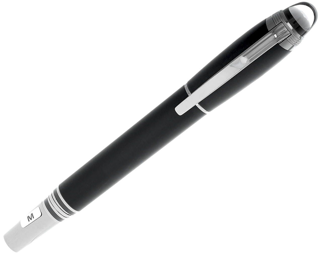 MONTBLANC Star Walker Ultra Black Precious Resin (M) Nib Fountain Pen 126340